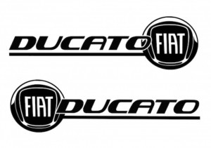 Stickere Fiat Ducato (set 2 buc)