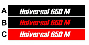 Autocolant Parbriz Parasolar Tractor Universal U 650 M