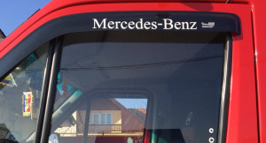 Set 2 buc Stickere Paravanturi Mercedes-Benz