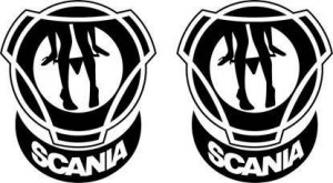 Set 2 buc Stickere Scania Panty Drop 25 cm