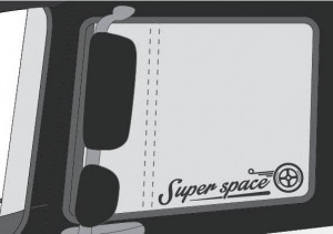 Set stickere Autocolante DAF Superspace 2 buc