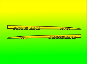Set Stickere Autocolante John Deere 6920