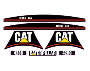 Set Stickere Caterpillar CAT 428 C