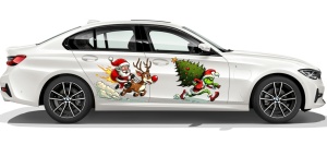 Stickere Craciun Mos crăciun si grinch 