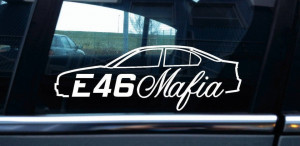 Set stickere geamuri laterale BMW E46