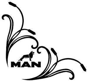 Set stickere geamuri laterale MAN 1