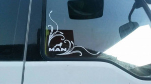 Set stickere geamuri laterale MAN 1