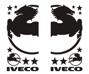 Set stickere Iveco 80 cm