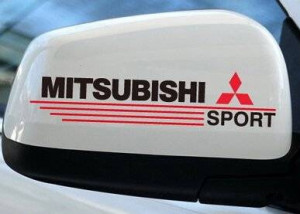 Set Stickere Oglinzi Mitsubishi
