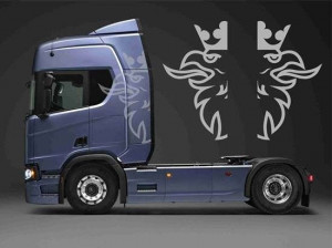 Set stickere Scania Gigant 190 cm
