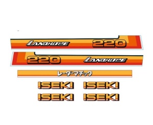 Set Stickere Tractor ISEKI Landhope 220