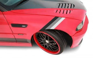 Sticker aripa BMW monocrom