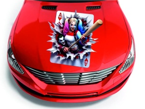 Sticker Auto Color Joker and Harley Quinn Card - Img 2