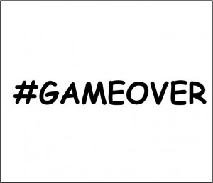 Sticker Auto #Gameover