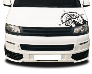 Sticker Auto Mountain Compass Capota Transporter, Caravelle , Vito , Vivaro , etc