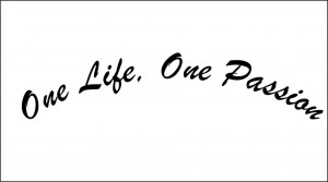 Sticker Auto One Life One Passion