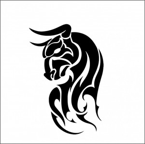 Sticker Auto Taur Tribal