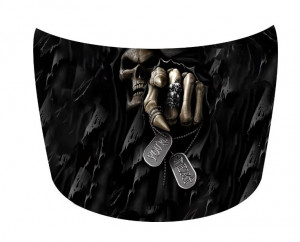 Sticker Autocolant Imprimat Capota Grim Reaper - Img 2