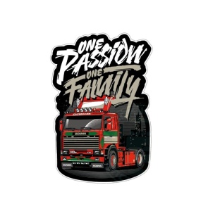 Sticker One Passion One Family