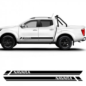Stickere auto Dungi Laterale Nissan Navara(Set 2 buc) - Img 1