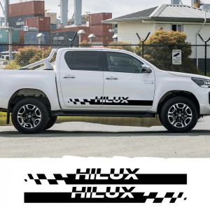 Stickere auto Dungi Laterale Toyota Hilux(Set 2 buc) - Img 1