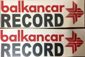 Set 2 buc Stickere Balkancar Record 60 cm