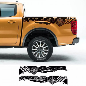 Set 2 buc Stickere laterale spate Ford Ranger