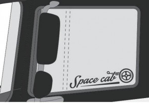 Set stickere Autocolante DAF Spacecab 2 buc