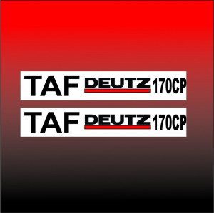Set Stickere Autocolante Taf Deutz 170cp (Set 2 buc)
