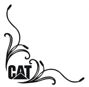 Set Stickere Geamuri Caterpillar CAT