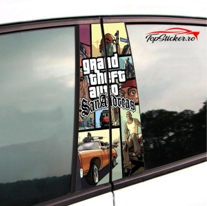 Set Stickere Stalpi Usi GTA San Andreas