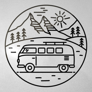 Sticker Auto Camping mode - Img 1