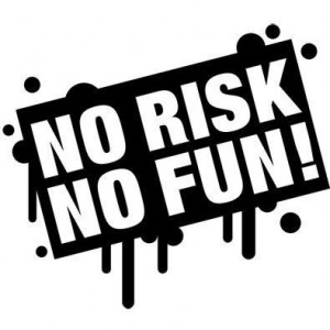 Sticker Auto No Risk No Fun M1