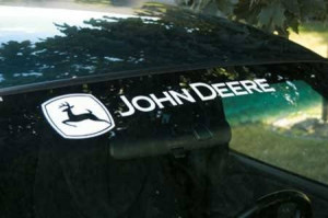Sticker Autocolant Parbriz John Deere 80 cm