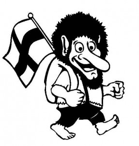 Sticker Autocolant Troll 30 cm