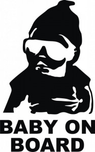 Sticker Baby on Board 3