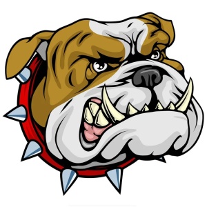 Sticker Color Bulldog