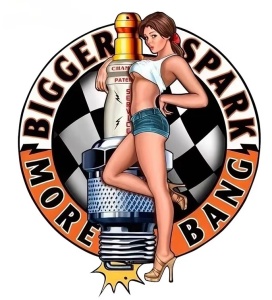 Sticker Color Old School fata Bigger Spark