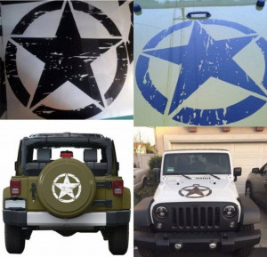 Sticker Off Road Stea US Army 50 cm