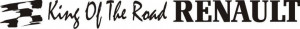 Sticker Parasolar Renault King of the Road
