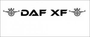 Sticker Parbriz/Parasolar Daf XF 120cm
