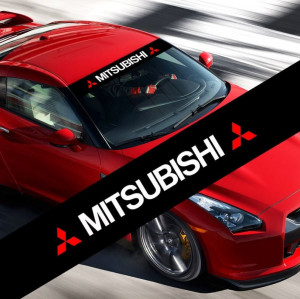 Sticker Parbriz Parasolar Mitsubishi - Img 2