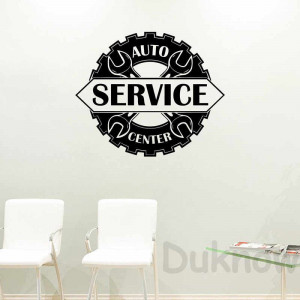 Sticker Perete Garaj Auto Service M4