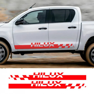 Stickere auto Dungi Laterale Toyota Hilux(Set 2 buc) - Img 2