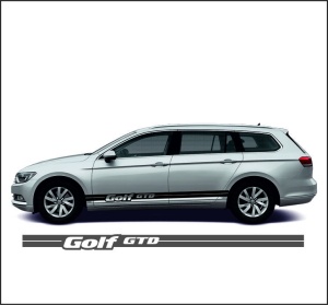 Stickere  Dungi Laterale Volkswagen Golf GTD