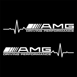 Set 2 buc Stickere Auto Mercedes AMG - Img 2