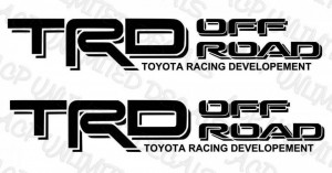 Set 2 buc Stickere Autocolante Toyota TRD Off Road 60 cm