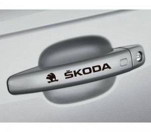 Set 4 buc Stickere Manere Skoda