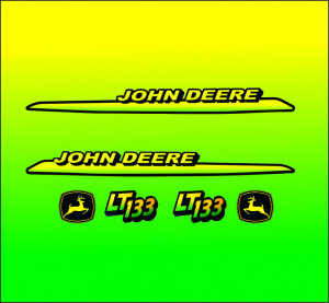 Set Stickere Autocolante John Deere LT133