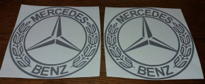 Set Stickere Autocolante Sigle Mercedes Benz 50 cm